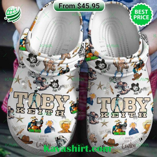 Toby Keith Pattern Crocs Clog Shoes