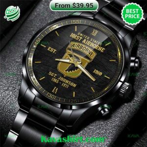 101st Airborne Division Personalized Watch