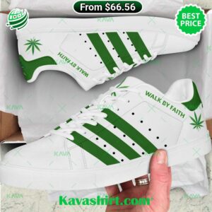 420 Walk By Faith Weed Stan Smith Low Top Shoes 420 Walk By Faith Weed Stan Smith Low Top Shoes