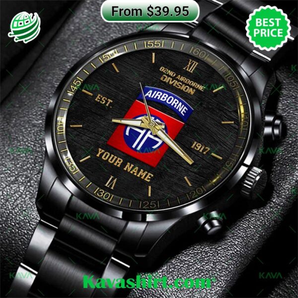 82nd Airborne Division Custom Watch