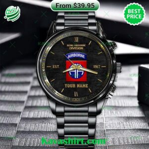 82nd Airborne Division Custom Watch