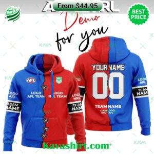 AFL Mix NRL Special Design Collection Custom Teams Hoodie