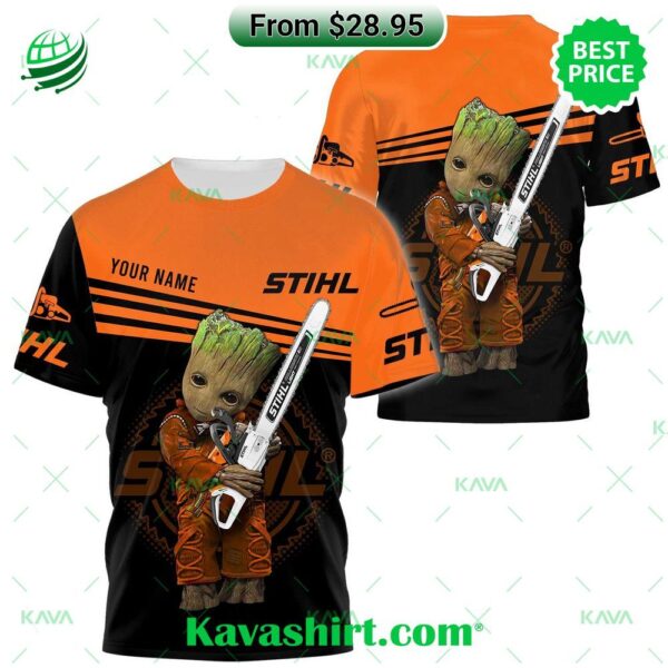 Baby Groot Hug Stihl Custom T-shirt, Hoodie