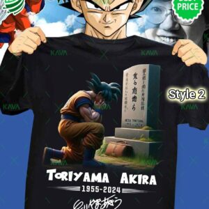 BEST Toriyama Akira Dragon Ball 40 Years 1984-2024 Thank You For The Memories Shirt