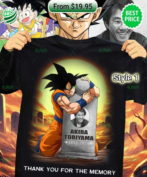 BEST Toriyama Akira Dragon Ball 40 Years Thank You Shirt