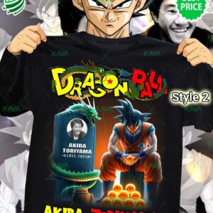 BEST Toriyama Akira Dragon Ball Anime 40 Years Thank You Shirt