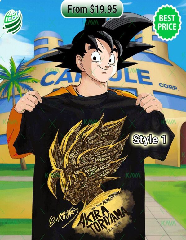 BEST Toriyama Akira Dragon Ball Anime 40 Years Thank You Shirt