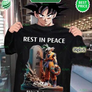 BEST Toriyama Akira Dragon Ball Thank You and Goodbye The End Shirt
