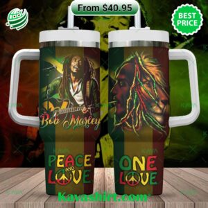 Bob Marley Peace And Love Tumbler Bob Marley Peace And Love Tumbler