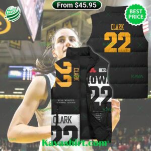 Caitlin Clark NCAA Women’s Scoring Leader Sleeveless Puffer Down Jacket