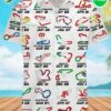Calendar Formula Race Cars 2024 Hawaiian Shirt