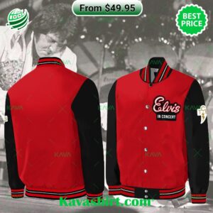 Elvis Presley In Concert TCB Baseball Jacket