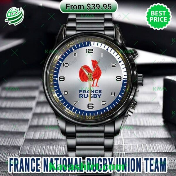 French Rugby Stainless Steel Watch