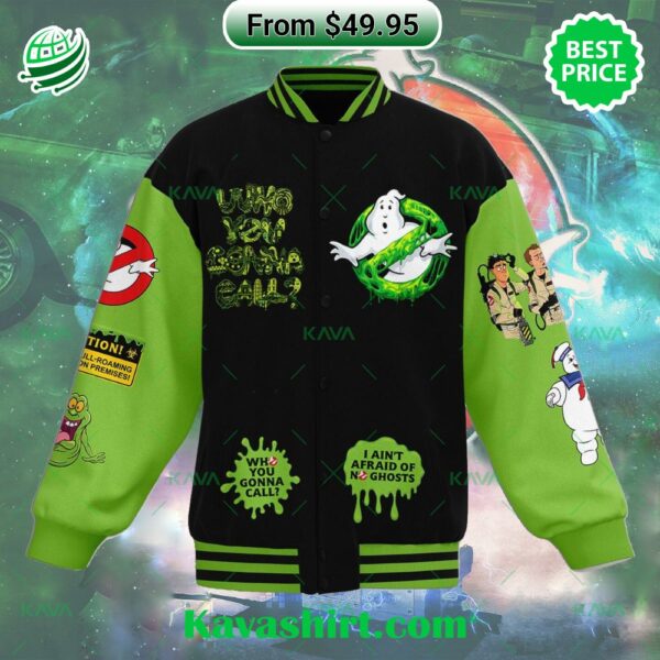 Ghostbusters Who You Gonna Call Baseball Jacket