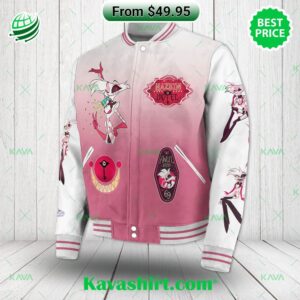 Hazbin Hotel Angel Dust Baseball Jacket