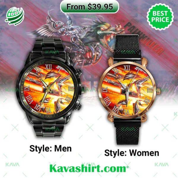 Judas Priest Firepower Stainless Steel Watch