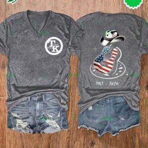 Legend Toby Keith 1961-2024 V-neck T-shirt
