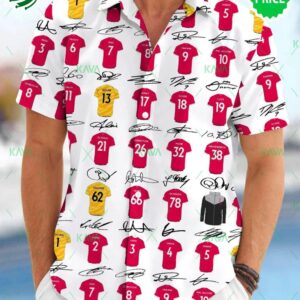 Liverpool 2023-2024 Squad Hawaiian Shirt