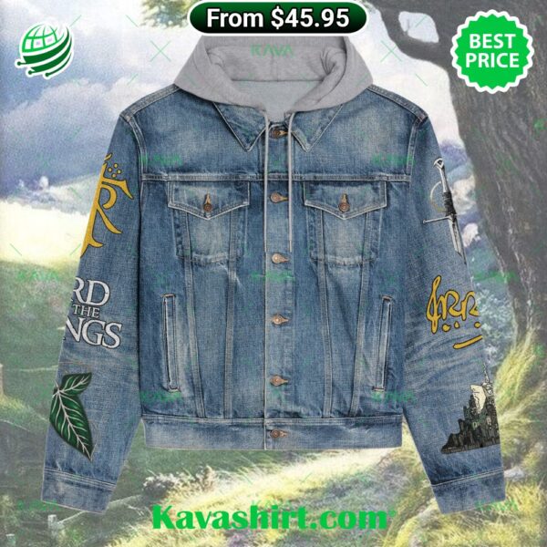 Lord Of The Rings Not All Those Who Wander Are Lost Denim Jacket