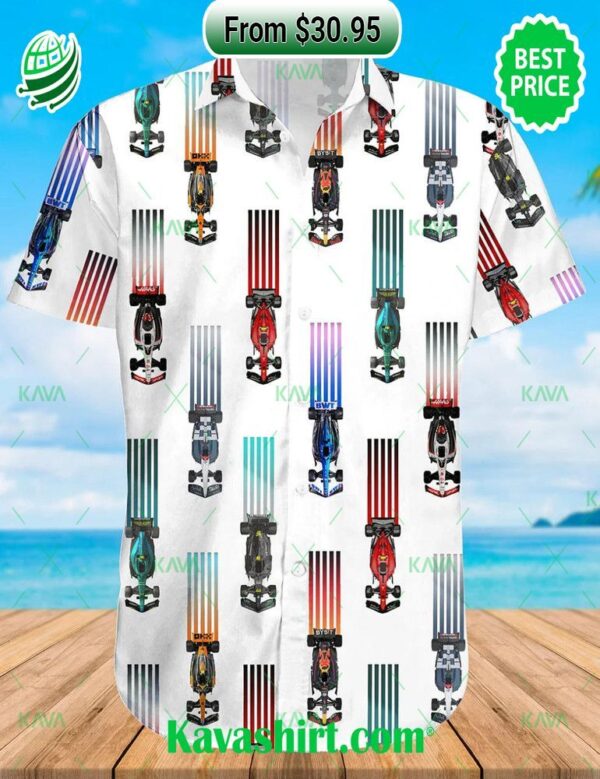 Minimalist F1 Hawaiian Shirt