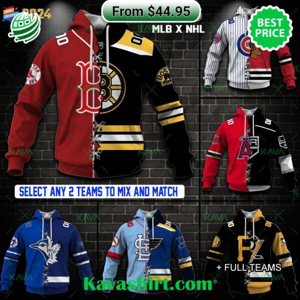 MLB x NHL Teams Special Design Custom Hoodie