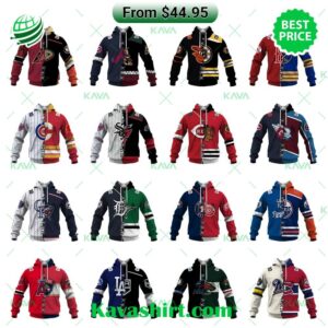 MLB x NHL Teams Special Design Custom Hoodie