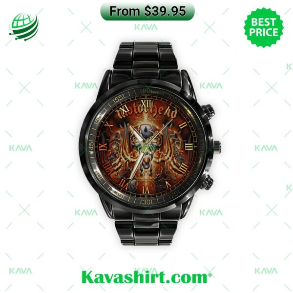 Motörhead Inferno Album Stainless Steel Watch