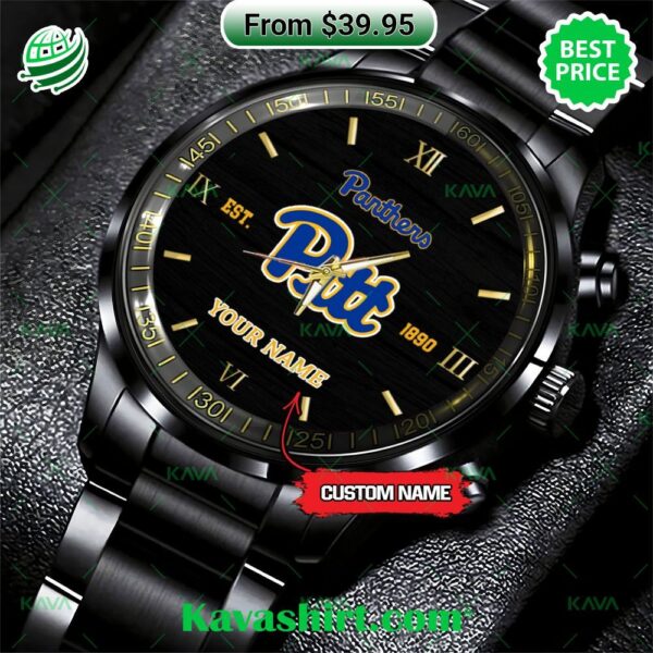 NCAA Pittsburgh Panthers Stainless Steel Watch