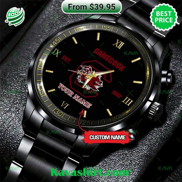 NCAA South Carolina Gamecocks Stainless Steel Watch