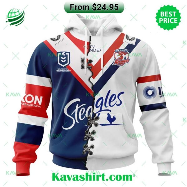 NRL Sydney Roosters Custom Home Mix Away Hoodie, Shirt