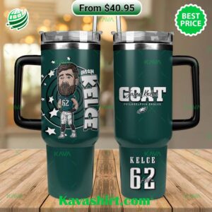 Philadelphia Eagles Goat Jason Kelce Tumbler Philadelphia Eagles Goat Jason Kelce Tumbler
