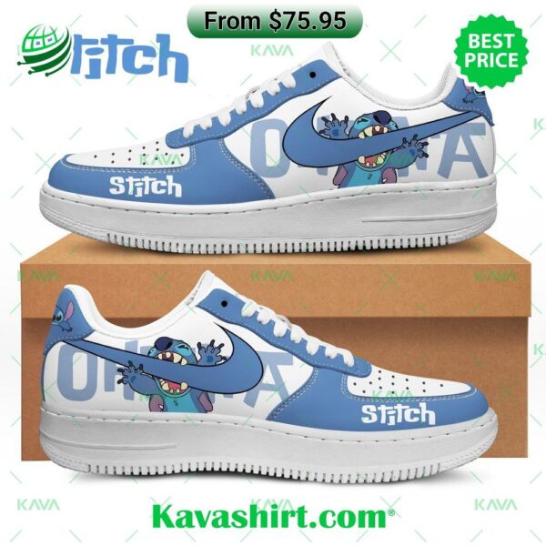 Stitch Ohana Nike Air Force 1