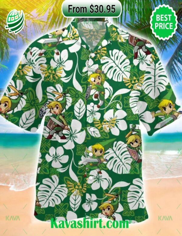 The Legend of Zelda Link Hawaiian Shirt