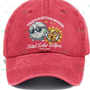 The Sun Is Getting Mooned Total Solar Eclipse April 8, 2024 Cap Hat