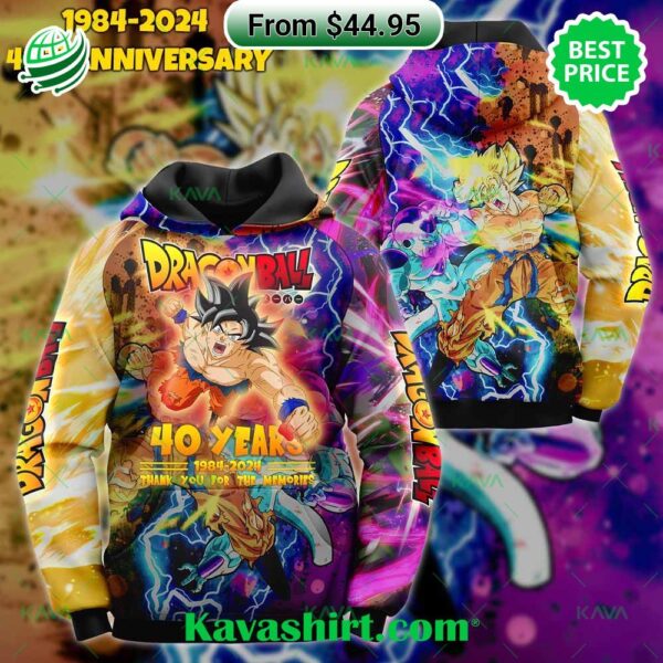 Toriyama Akira Dragon Ball 40th Thank You For The Memories Hoodie