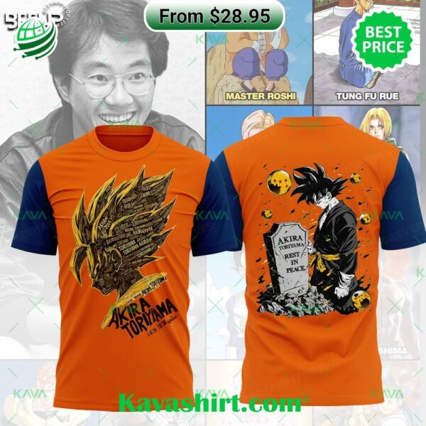 Toriyama Akira Rest In Peace Thank You For The Memories Shirt