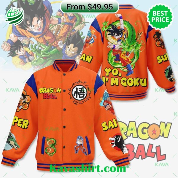 Toriyama Akira Dragon Ball Super Saiyan Goku Baseball Jacket