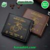 United States Marine Corps Custom Leather Wallet United States Marine Corps Custom Leather Wallet