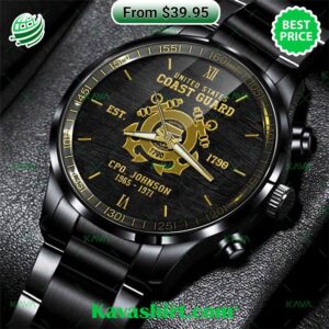 United States Coast Guard Personalized Watch