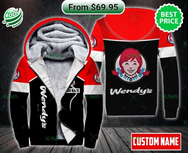 Wendy’s Custom Fleece Hoodie