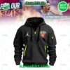 AFL Richmond Tiger Half Zip Heavy Hoodie AFL Richmond Tiger Half Zip Heavy Hoodie