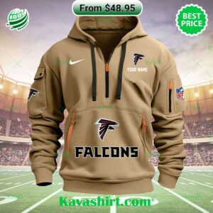 Atlanta Falcons Nike Custom Half Zip Heavy Hoodie