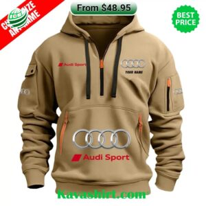 AUDI Sport Custom Half Zip Heavy Hoodie