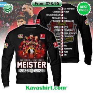 Bayer 04 Leverkusen Bundesliga Deutscher Meister 2023 2024 T-shirt, Hoodie