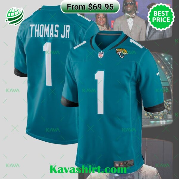 Brian Thomas Jr Jacksonville Jaguars Nike 2024 NFL Draft First Round Pick Player Game Jersey