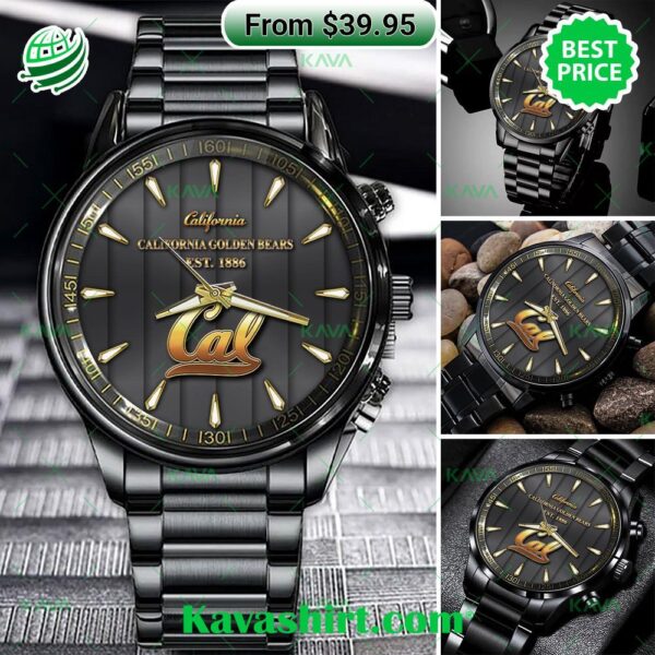 California Golden Bears Stainless Steel Watch