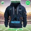 Detroit Lions Nike Custom Half Zip Heavy Hoodie Detroit Lions Nike Custom Half Zip Heavy Hoodie