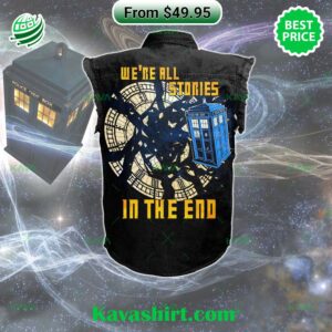 Doctor Who We’re All Stories In The End 2D Sleeveless Denim Jacket
