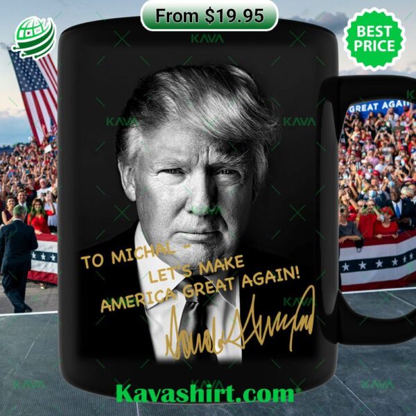 Donald Trump Autographed Custom Mug