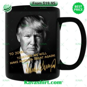 Donald Trump Autographed Custom Mug Donald Trump Autographed Custom Mug